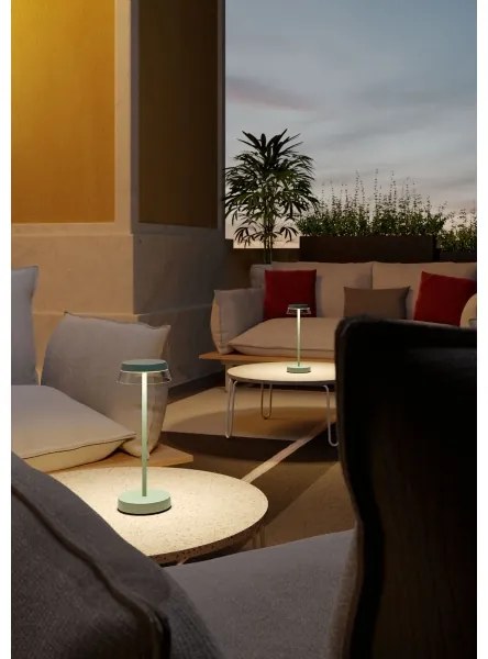 Redo 90309 - Lampada da tavolo LED dimmerabile ILUNA LED/2,5W/5V 3000 mAh IP65 verde