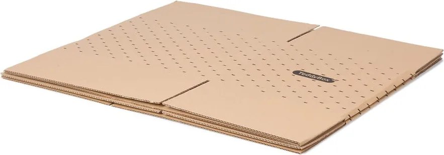 Set di 2 scatole portaoggetti beige Teddy, 42 x 30 cm - Compactor