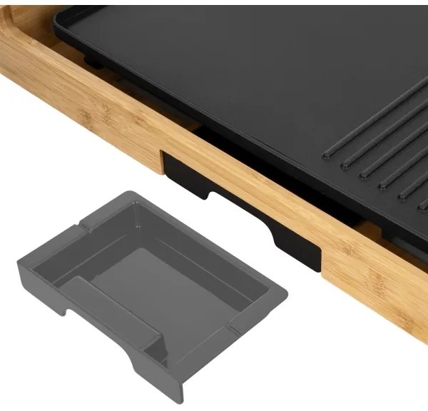 Sencor - Griglia elettrica da tavolo 1800W/230V in bambù