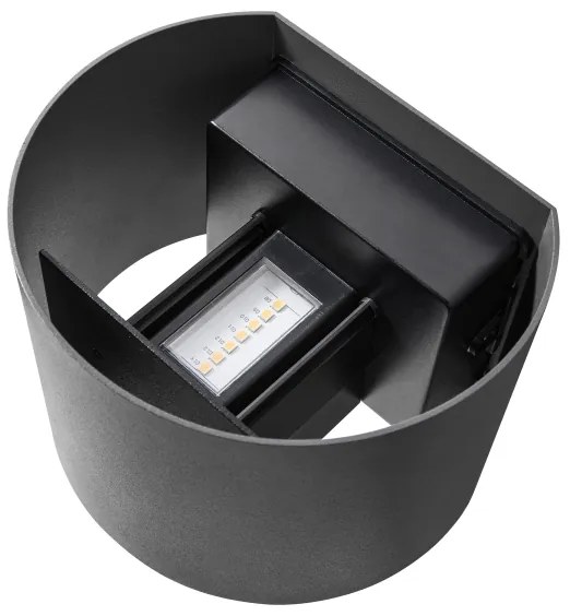 Nordlux - lampada da parete LED per esterni MILDA LED/4,9W/230V IP44 antracite