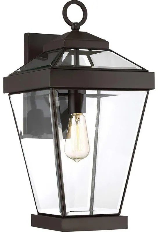 Applique classico chic da esterno QZ-RAVINE2-L bronzo IP44 1X E27 ELSTEAD