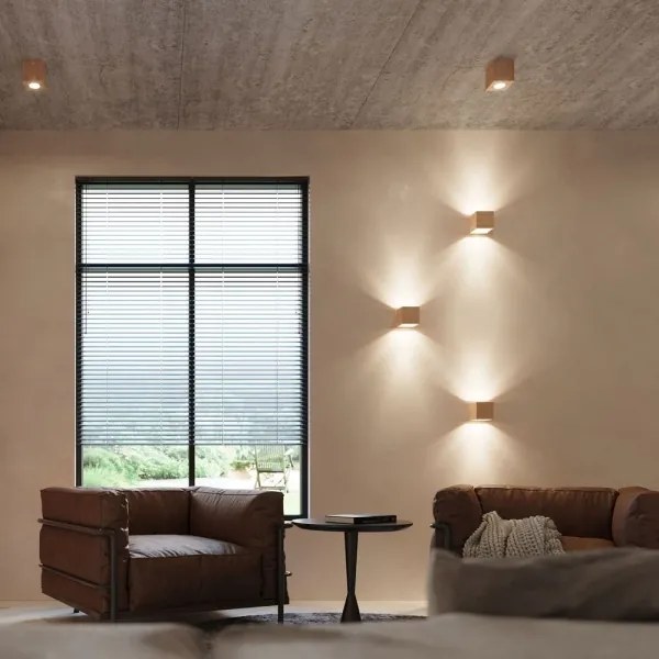 Sollux SL.0493 - Faretto QUAD 1xGU10/10W/230V legno