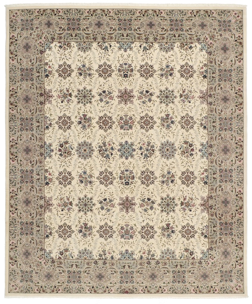 Isfahan Tappeto 300x250 (Iran) Annodato A Mano