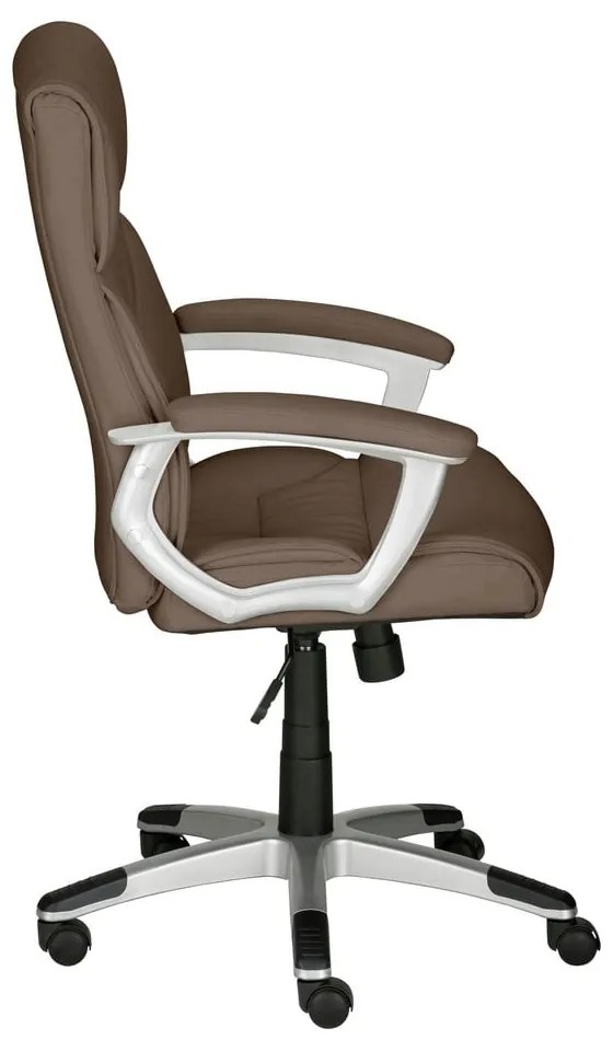 Sedia da ufficio in similpelle marrone Flori - Støraa