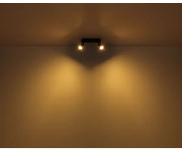 Globo 57998-2 - Faretto DREW 2xGU10/35W/230V nero