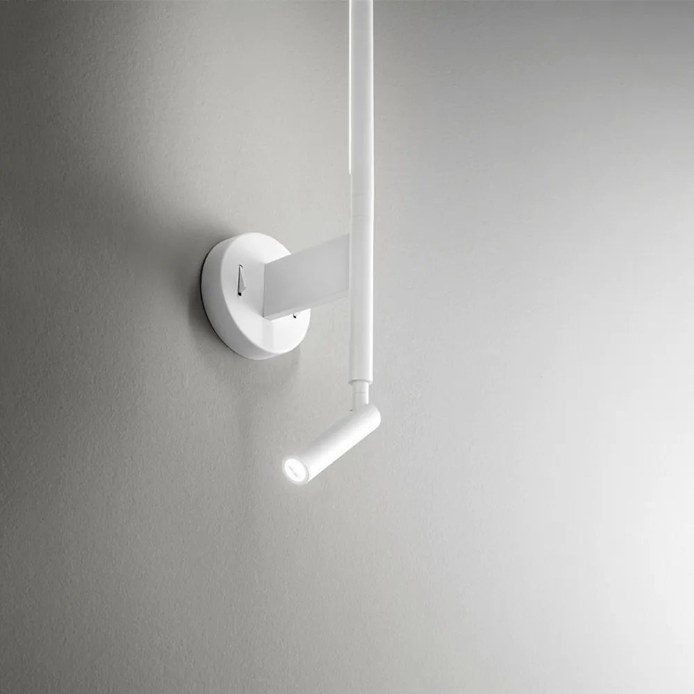 Applique In Metallo Moderna Ramon Bianco Led