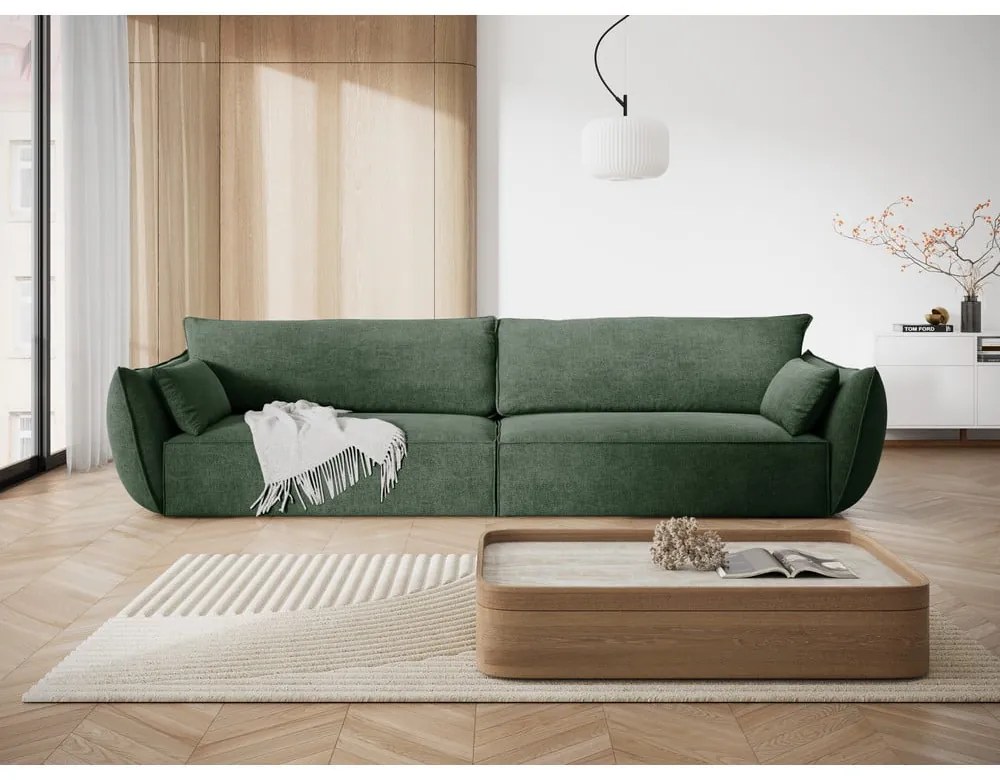 Divano verde scuro 248 cm Vanda - Mazzini Sofas