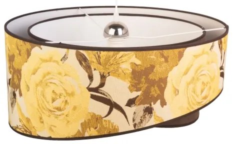 Duolla - Lampadario a sospensione con filo ROYAL 1xE27/40W/230V diametro 50 cm giallo