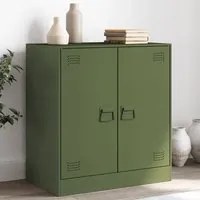 Credenza Verde Oliva 67x39x73 cm in Acciaio 841677