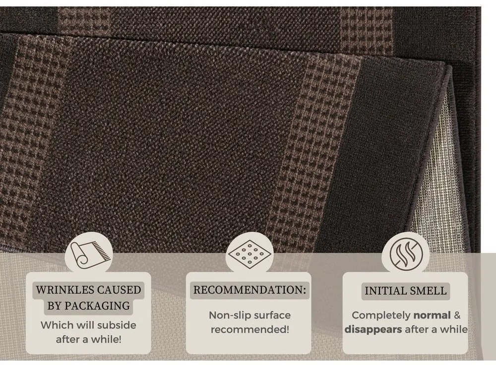 Runner marrone , 80 x 200 cm Basic - Hanse Home