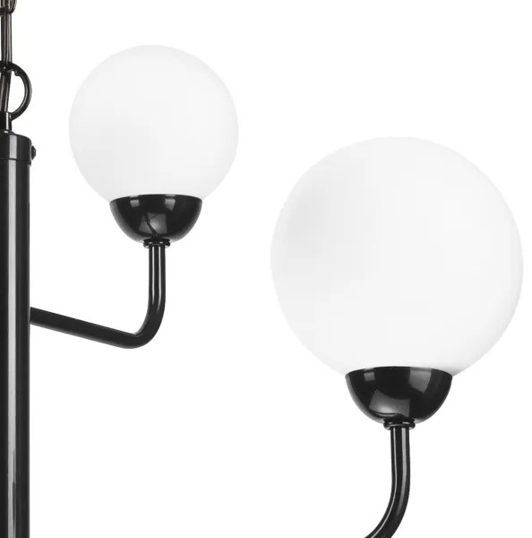 Lampadario a sospensione con catena OSCAR 4xG9/5W/230V nero
