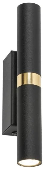 Applique LAGOS 2xG9/3W/230V nero/oro