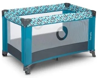 Lionelo - Lettino da viaggio STEFI turchese