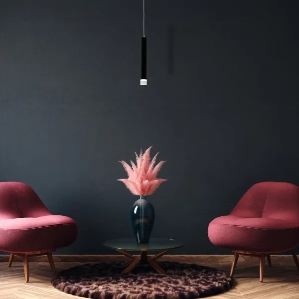 Lampadario LED su corda CARBON LED/5W/230V