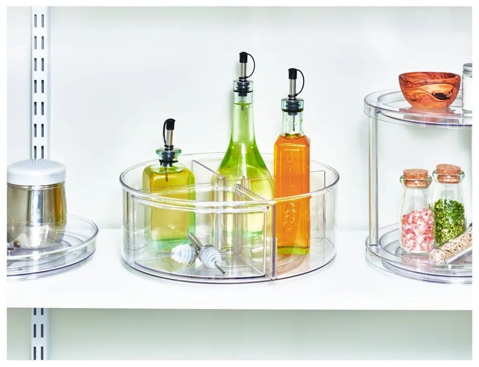 Contenitore rotondo trasparente iDesign The Home Edit, ⌀ 29 cm - iDesign/The Home Edit