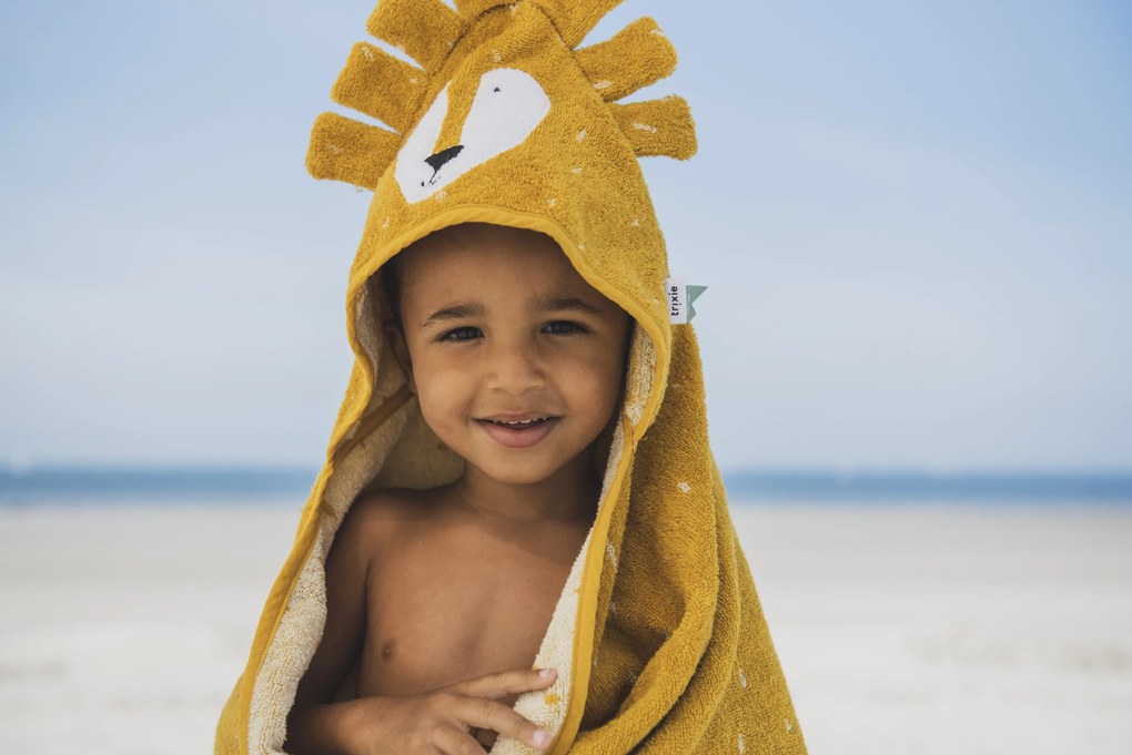 Asciugamano con cappuccio Mr. Lion – 70 x 130 cm