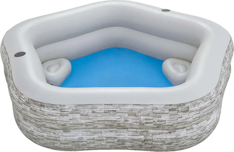 Bestway Piscina Gonfiabile Familiare 213x206x53 cm +6 Anni Giardino 54423