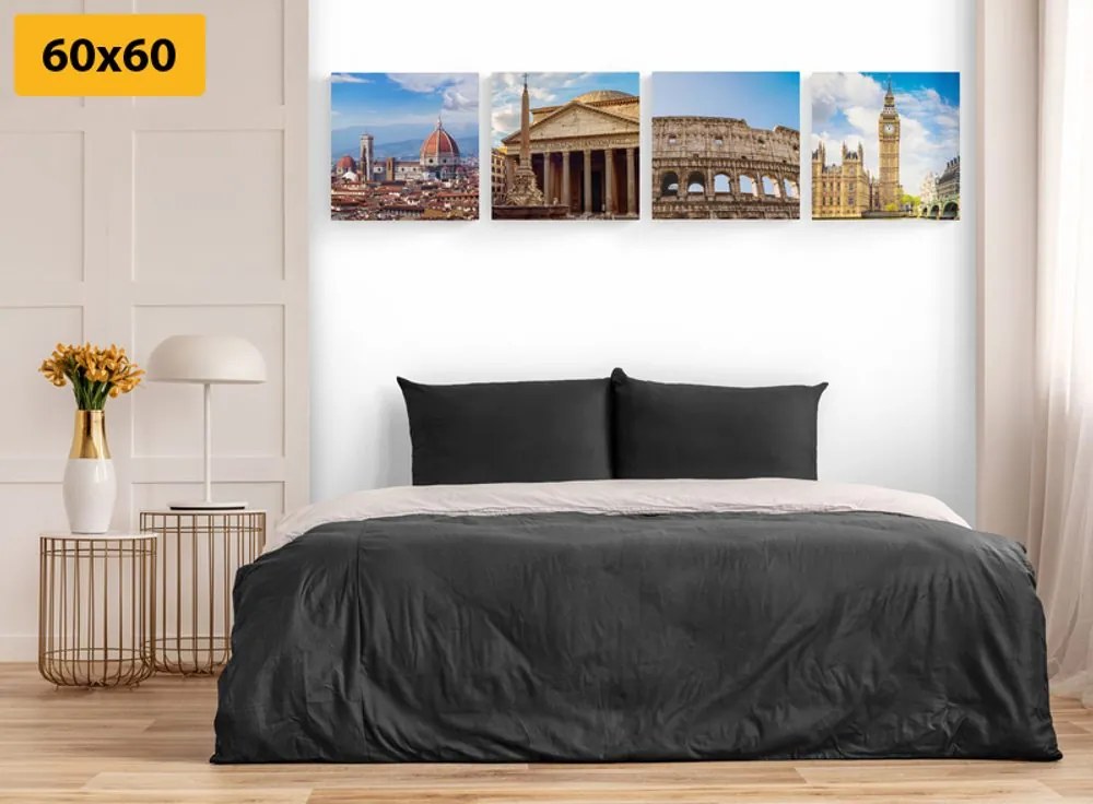Set di quadri – Città abbaglianti