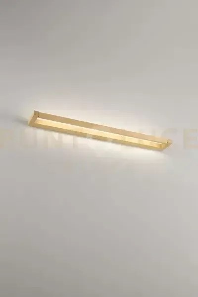 Slim applique in metallo oro opaco 79,2cm orientabile led 24w cct 2...