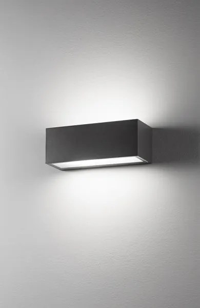 Applique led da esterno step 6732 a antracite