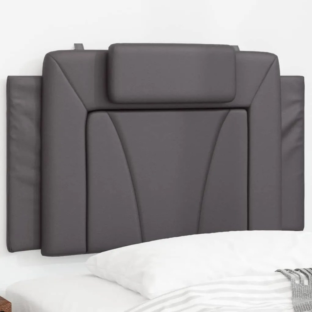 Cuscino Testiera Grigio 90 Cm İn Similpelle /