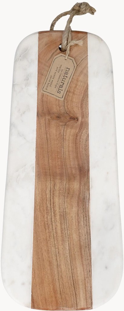 Tagliere in marmo e legno di acacia Artesà
