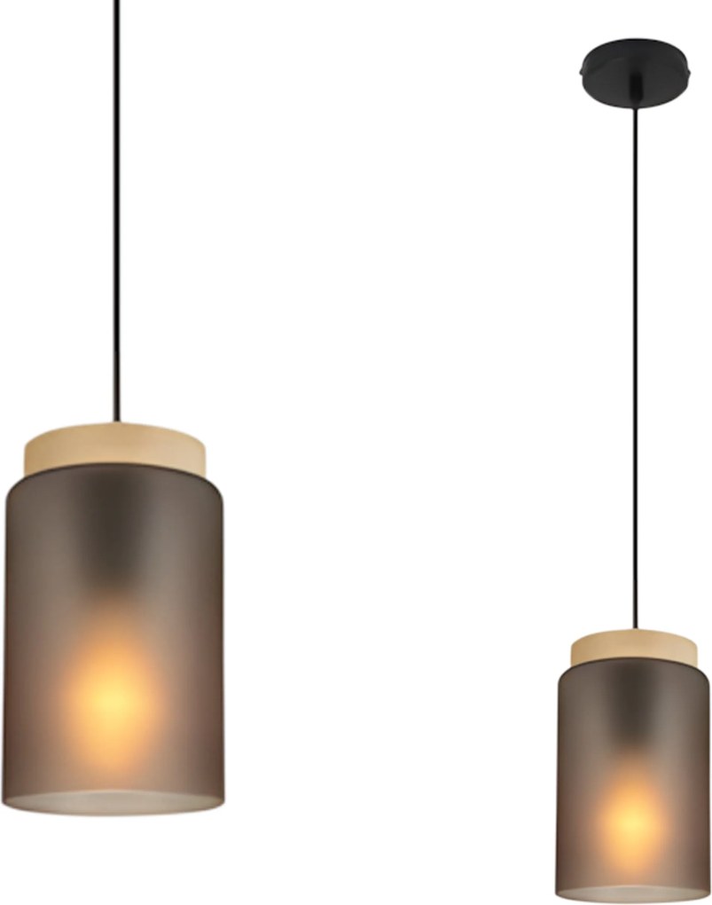 Lampada APP1810-1CP Frosted Grey