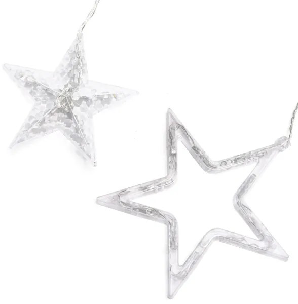 Aigostar - Catena luminosa natalizia LED da esterno 120xLED/6W/230V/8 funzioni 3x0,6m IP44 bianco caldo+telecomando