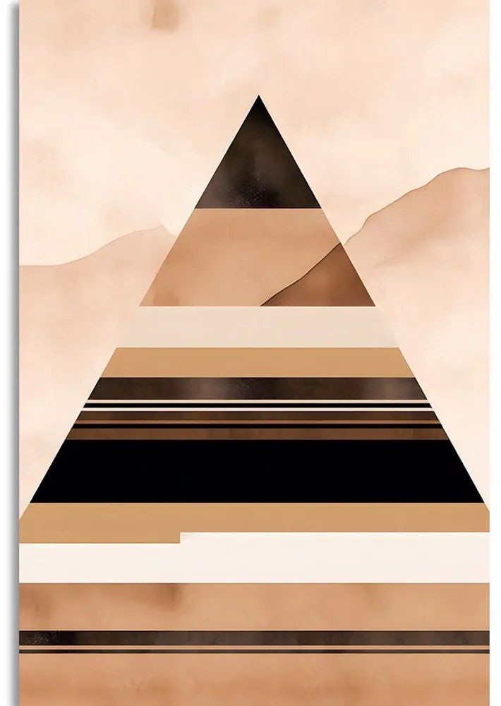 Stampa su tela – Forme astratte piramide