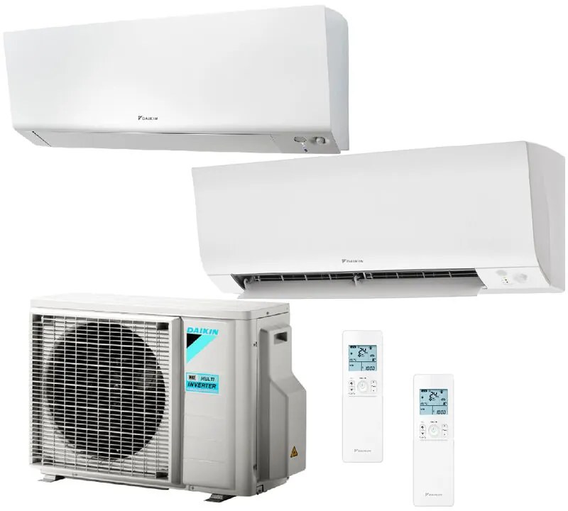 Daikin - Climatizzatore Condizionatore Dualsplit perfera 2MXM68A + FTXM35R + FTXM42R 12+15 12000+15000 btu modello 2022 wifi incluso