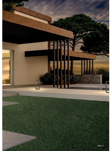 Redo 90581 - Lampada da esterno LED WAKE, 8W, 230V, 3000K, 50 cm, IP65, antracite