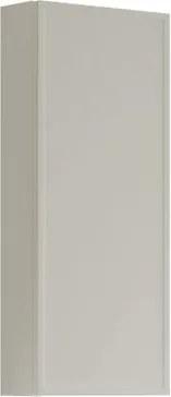 Pensile bagno Pixel Frame laccato Beige Greige, 1 anta apertura da sinistra P 17 x L 30 x H 80 cm
