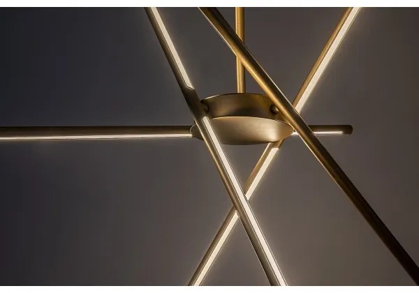 Rabalux 72339 - Lampadario LED a sospensione con filo HENLI2 LED/40W/230V 3000K oro