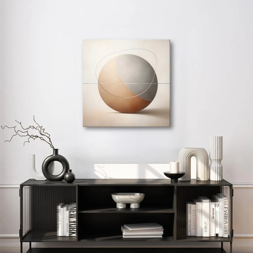 Quadro su tela – Astrazione di design cerchio