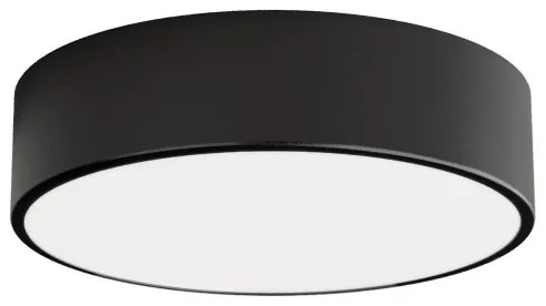 Plafoniera LED CLEO 24W 230V 3000K Ø30 cm nera