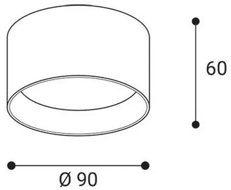 LED2 - Faretto LED ZETA ON LED/8W/230V 3000/3500/4000K Ø 9 cm nero