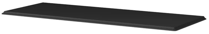 Top per lavabo  BADEN HAUS L 123 x H 1.9 x P 48 cm grafite mdf, opaco