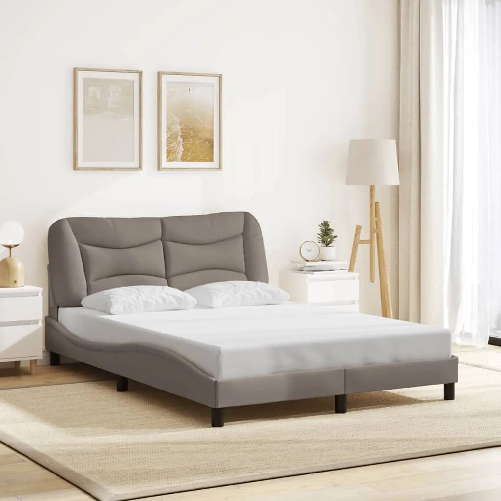 Giroletto Senza Materasso Tortora 140x200 Cm İn Tessuto /