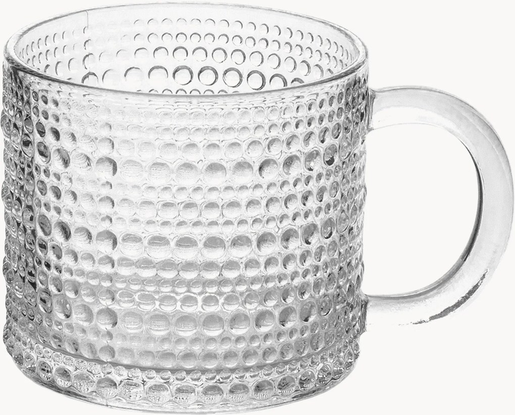 Set di 2 tazze in vetro Prisma