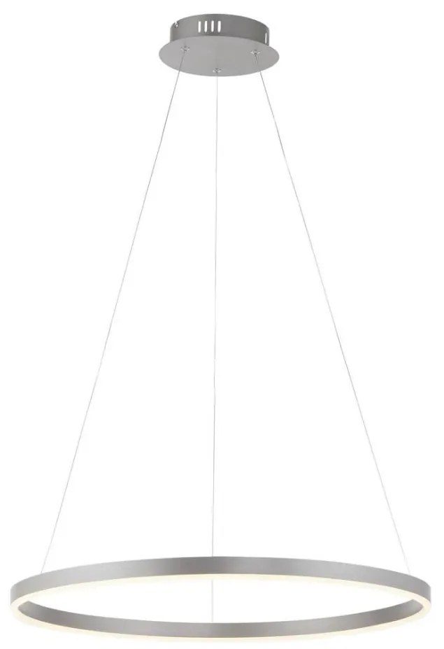 Leuchten Direkt 15394-95-Lampadario a sospensione con filo LED dimmerabile RITUS LED/30W/230V cromo