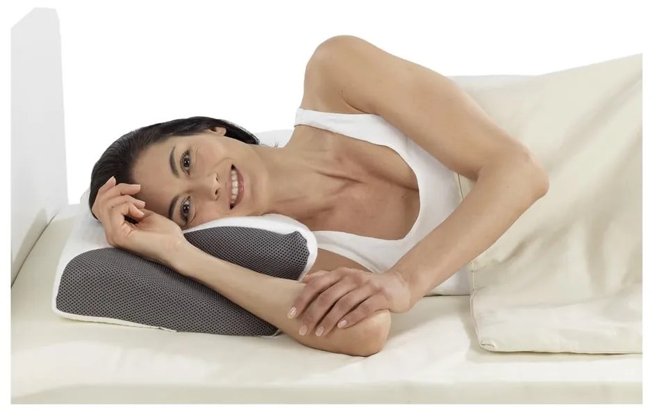 Cuscino anatomico con imbottitura in memory foam 36x60 cm - Maximex