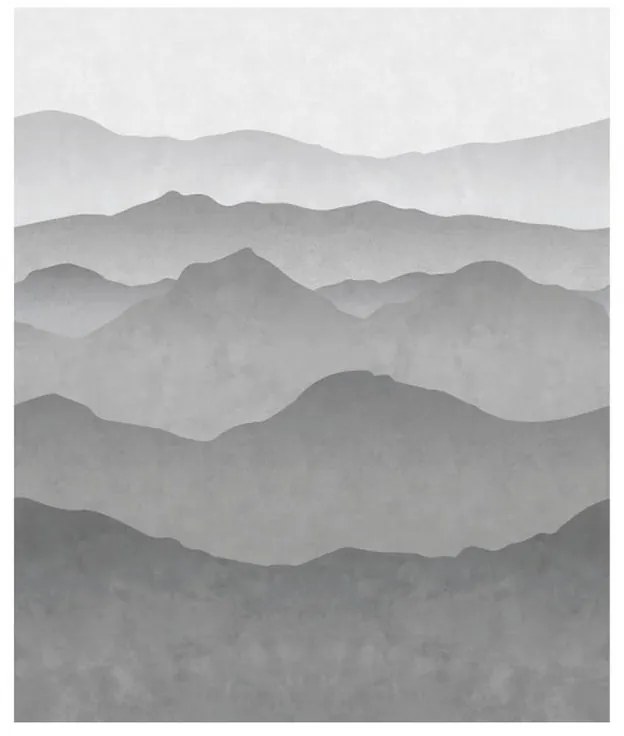 Fotomurale Montagne, grigio