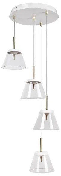 Rabalux 5032 - Lampadario LED a sospensione con filo AVIANA 4xLED/6W/230V