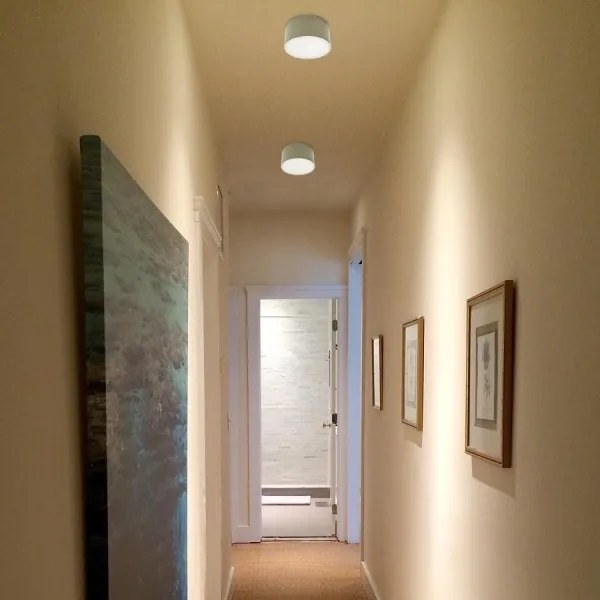 LED2 - Plafoniera LED BUTTON LED/17W/230V argento