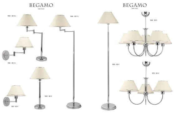 Jupiter 1582 - BG K L CH - Applique BEGAMO E27/60W