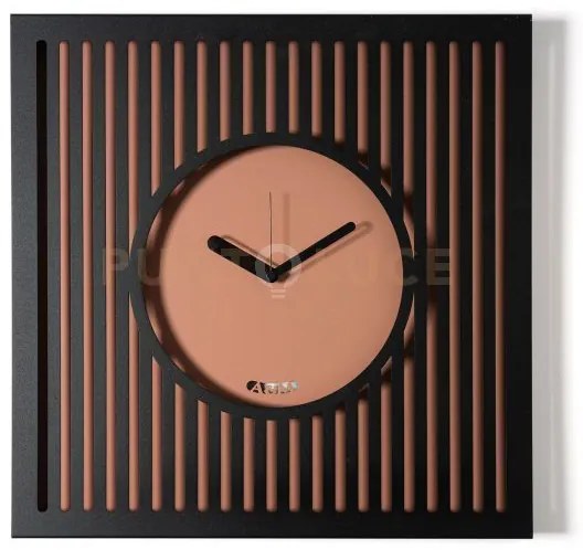 Orologio da parete elegante tiffany grande nero,mocha mousse