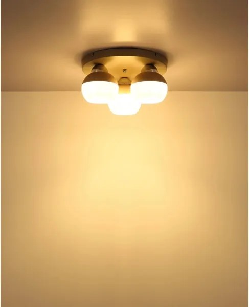 Globo 15999-3D - Plafoniera RAGUSA 3xE27/60W/230V Ø 31,5 cm