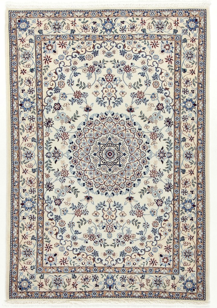 Nain Tappeto 130x90 (Iran) Annodato A Mano