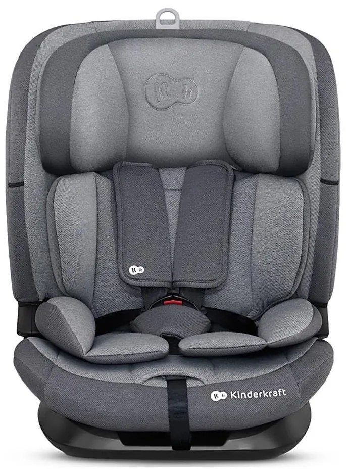 KINDERKRAFT - Seggiolino auto ONETO 3 i-Dimensioni (76-150 cm) + Isofix Cool grigio