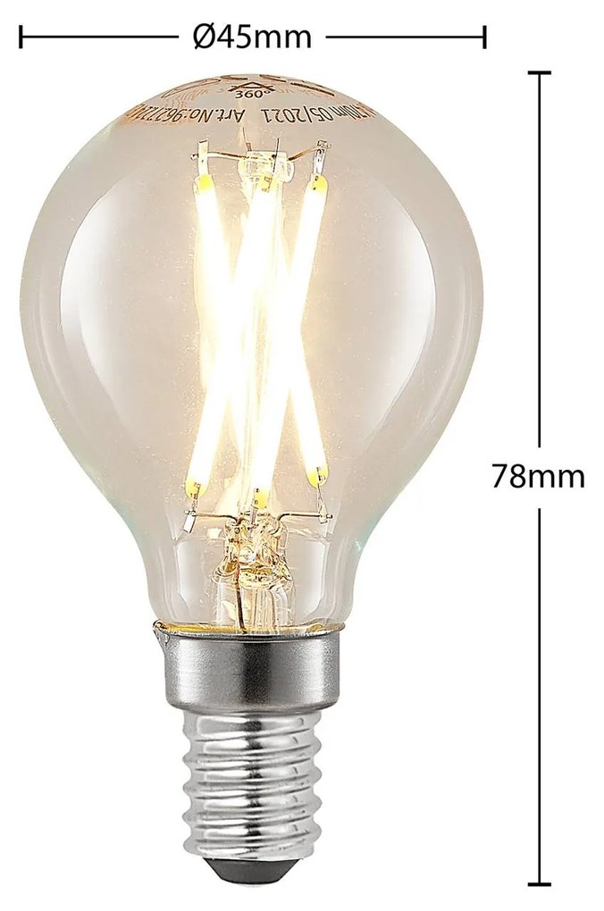 Arcchio LED E14 4W 2.700K filamenti goccia dimming